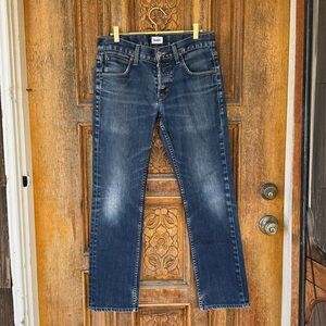 Mens Hudson Byron Button Fly Medium Wash Jeans Size 30